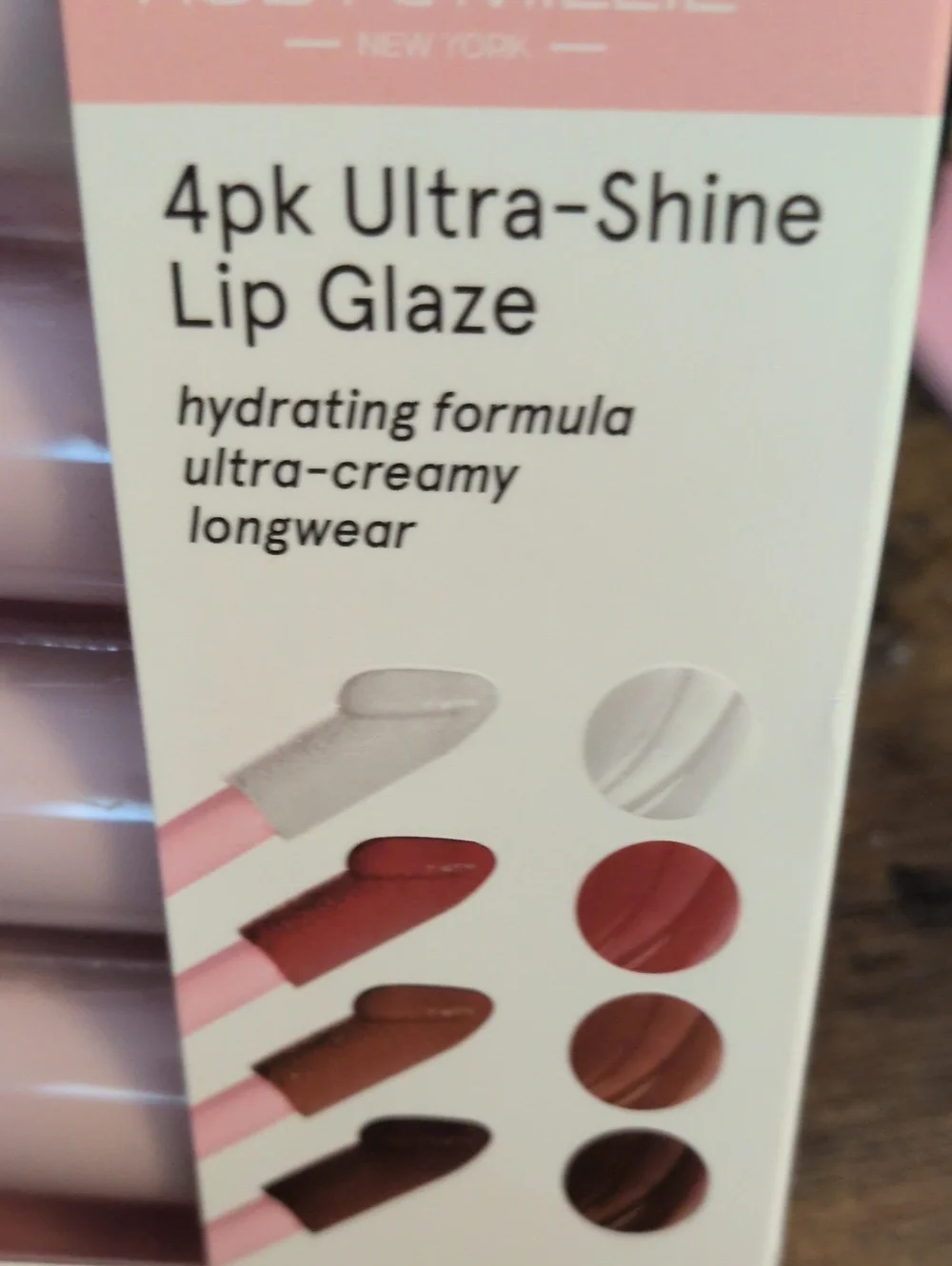 RUBY & MILLIE 4pk Ultra-Shine Lip Glaze -